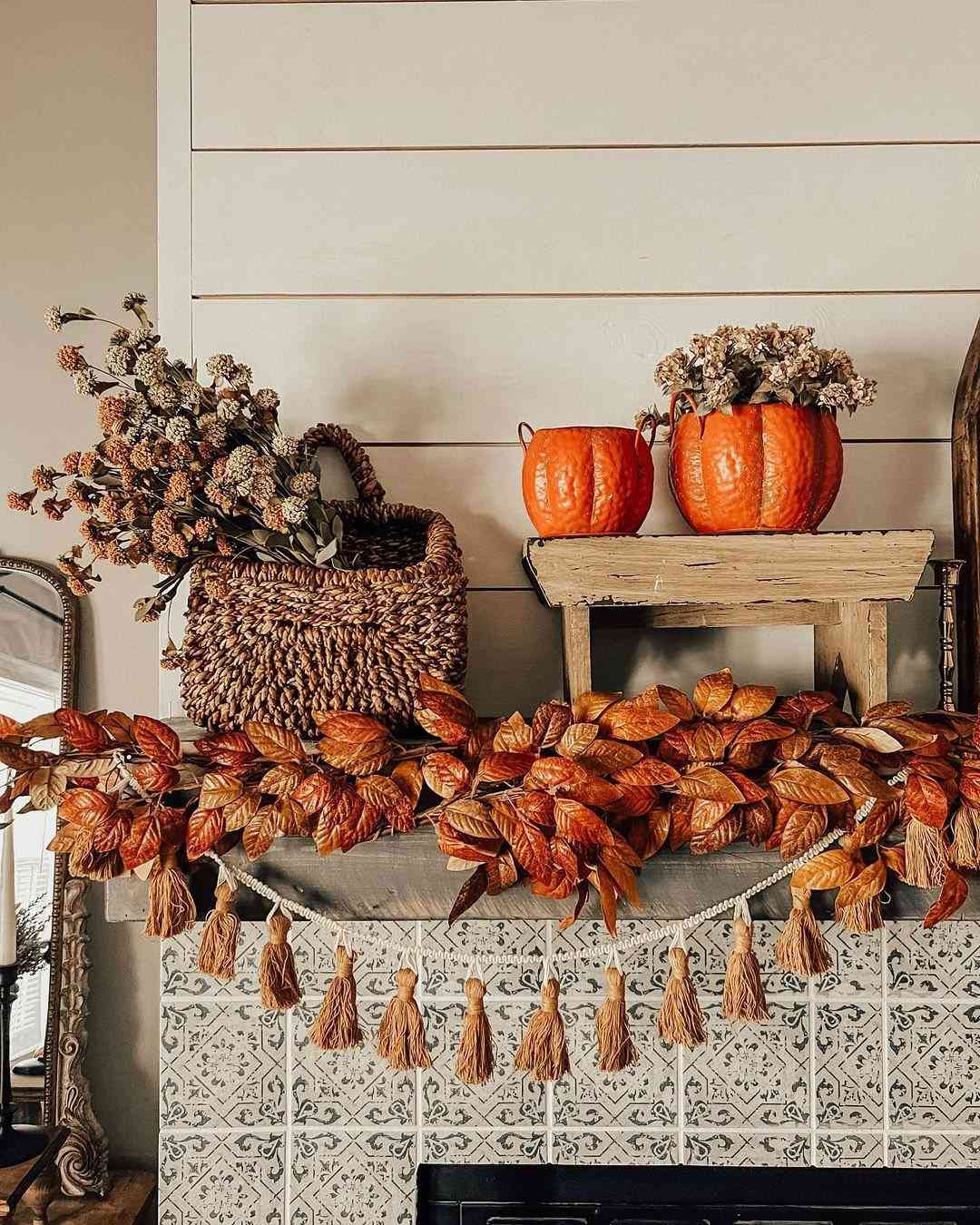 Halloween- och Thanksgiving-dekor