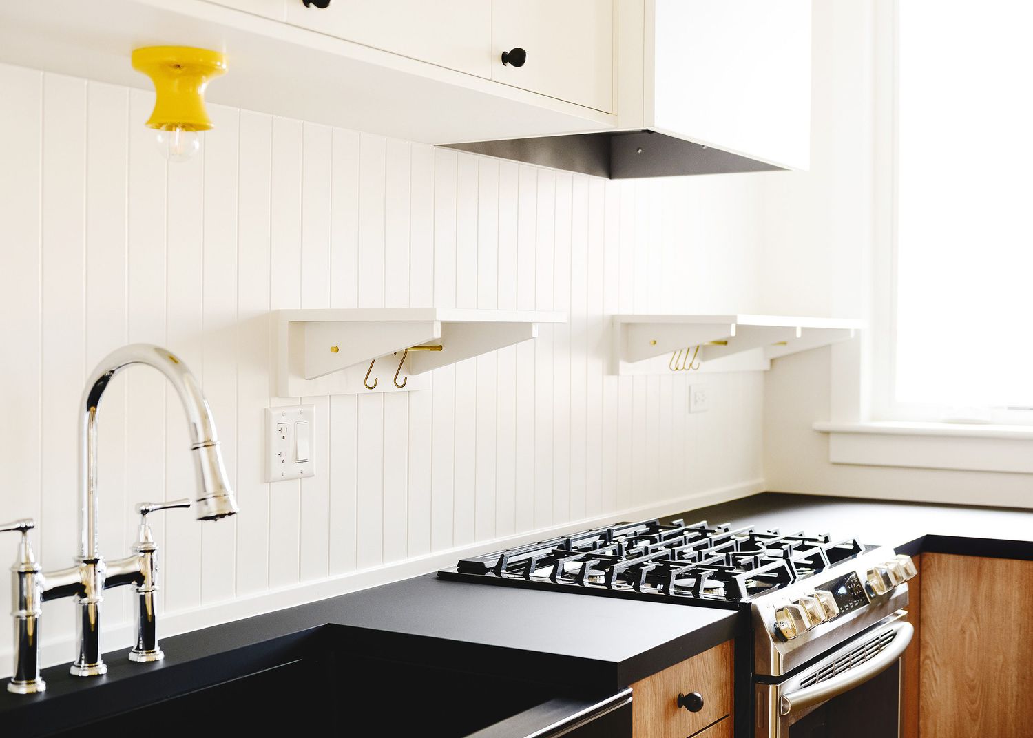 modern diy pärlplatta backsplash