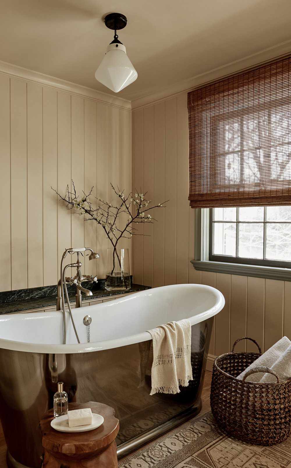 cottagecore badrum med shiplap