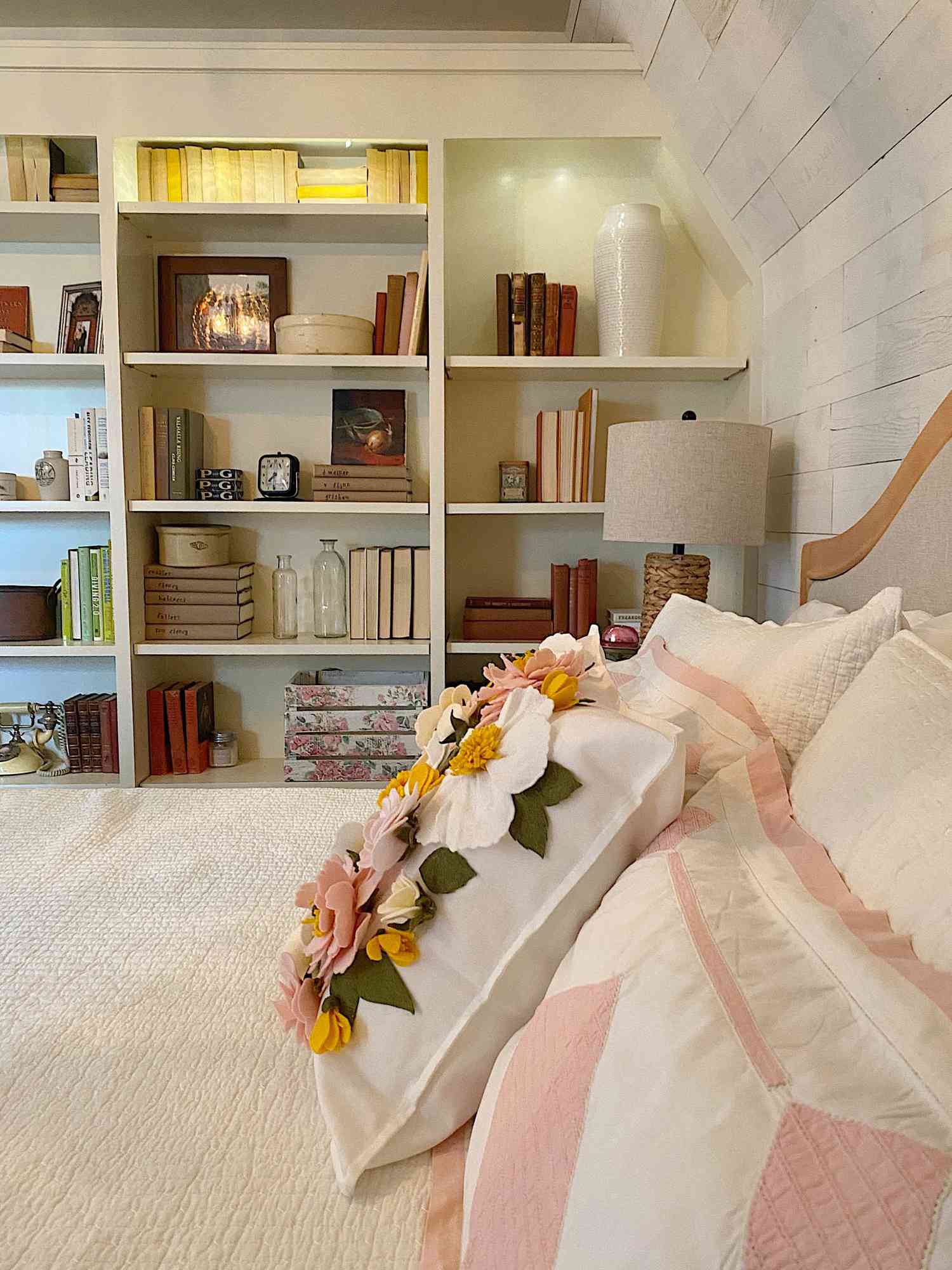 diy bokhylla belysning