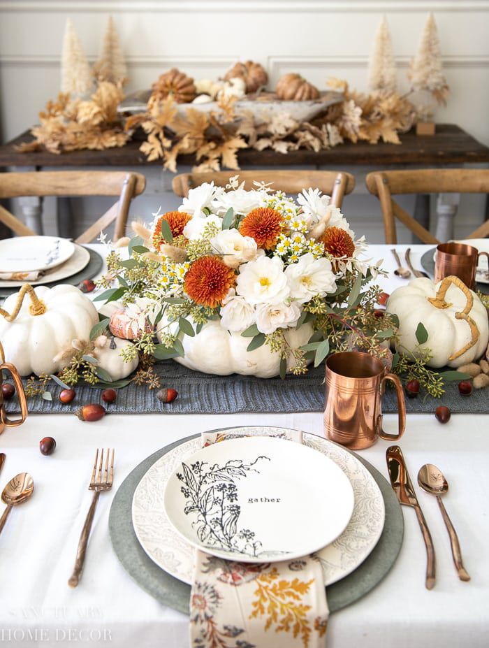 Thanksgiving dekor idéer