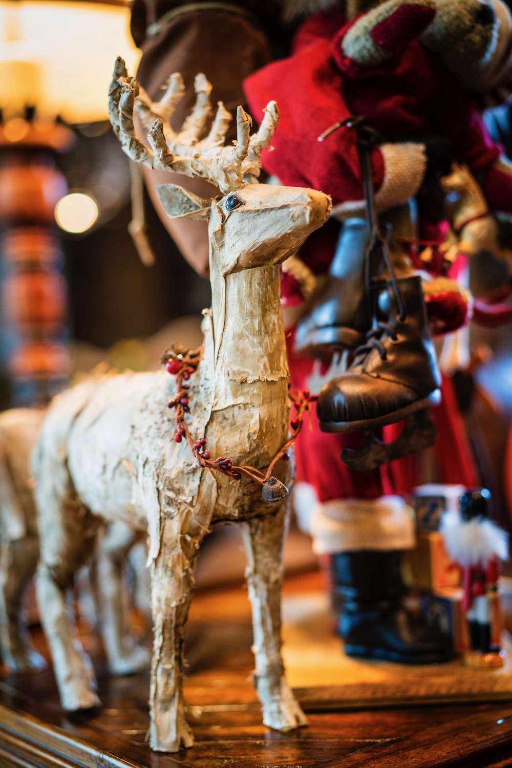 juldekorationer renar figuriner