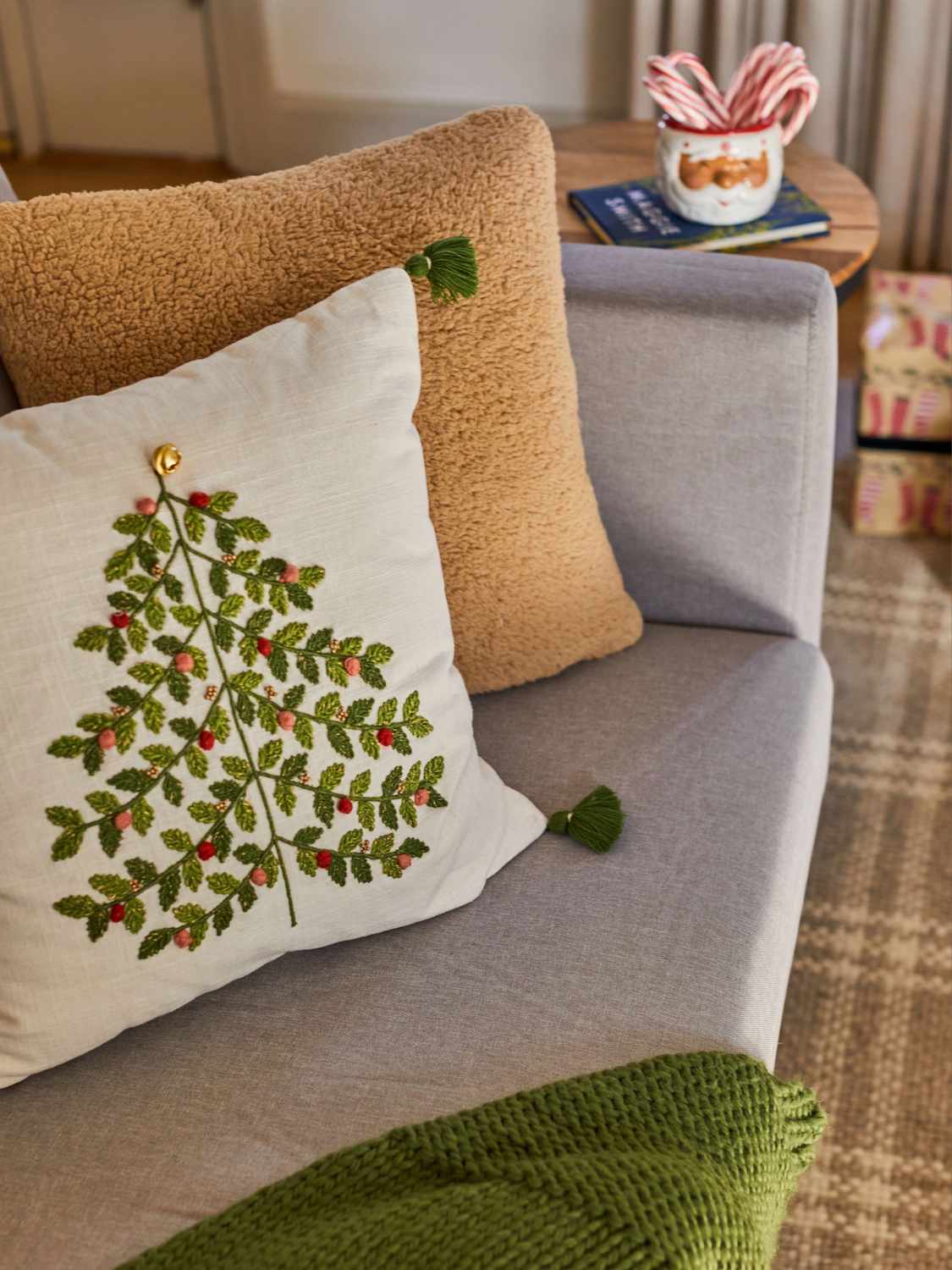 julgran kudde