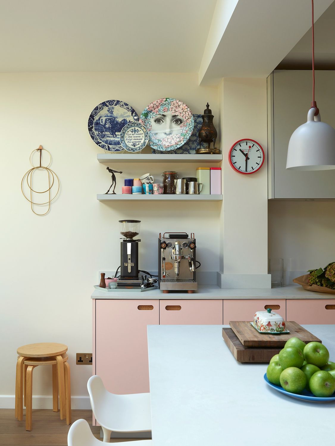 eclectic kitchen coffee station ideas