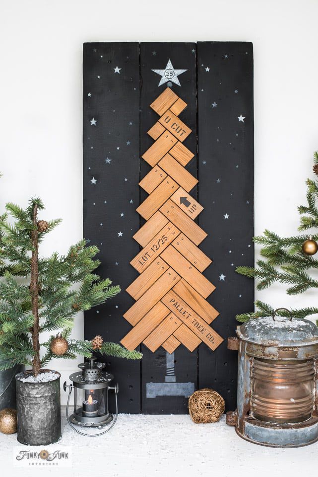 diy sillben skrot trä julgran alternativ