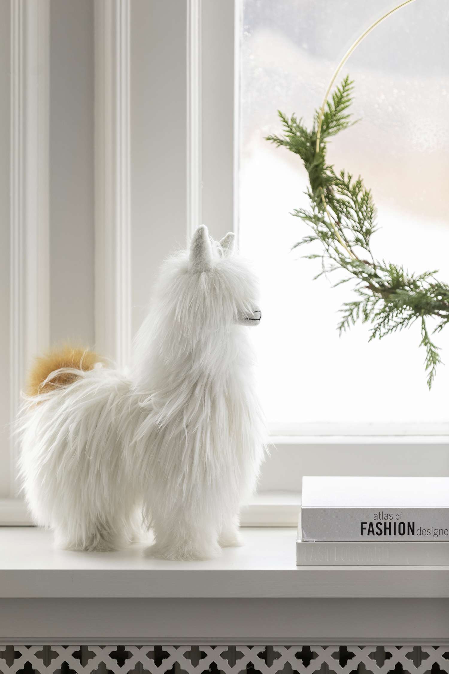 jul vardagsrum fönsterbräda dekor idéer