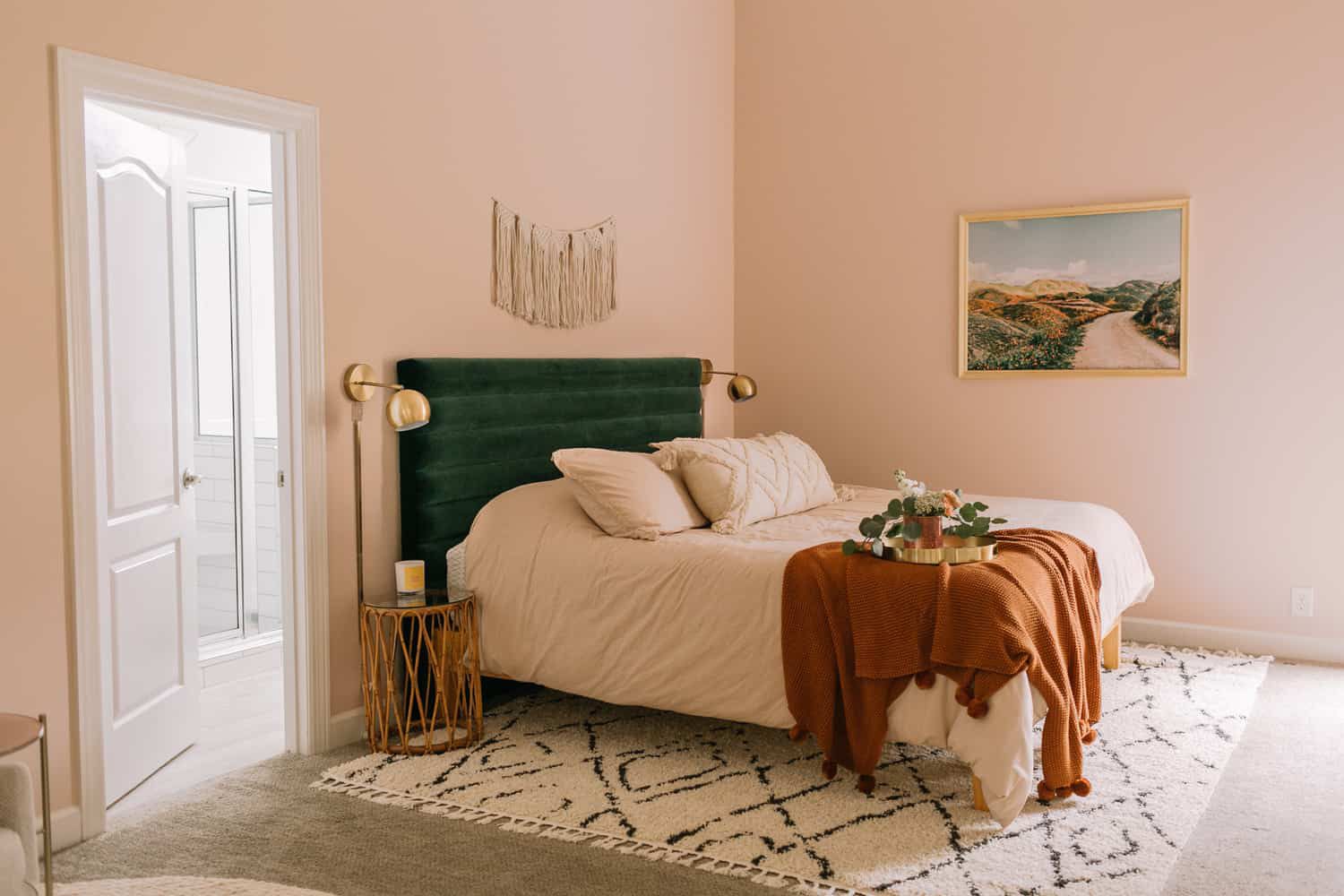diy sovrum makeover med före och efter bilder