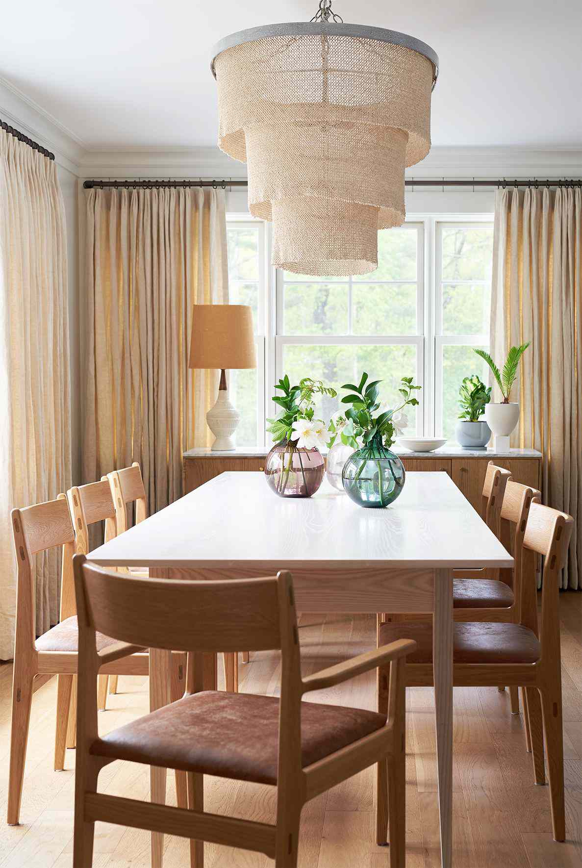 cozy dining room curtain ideas