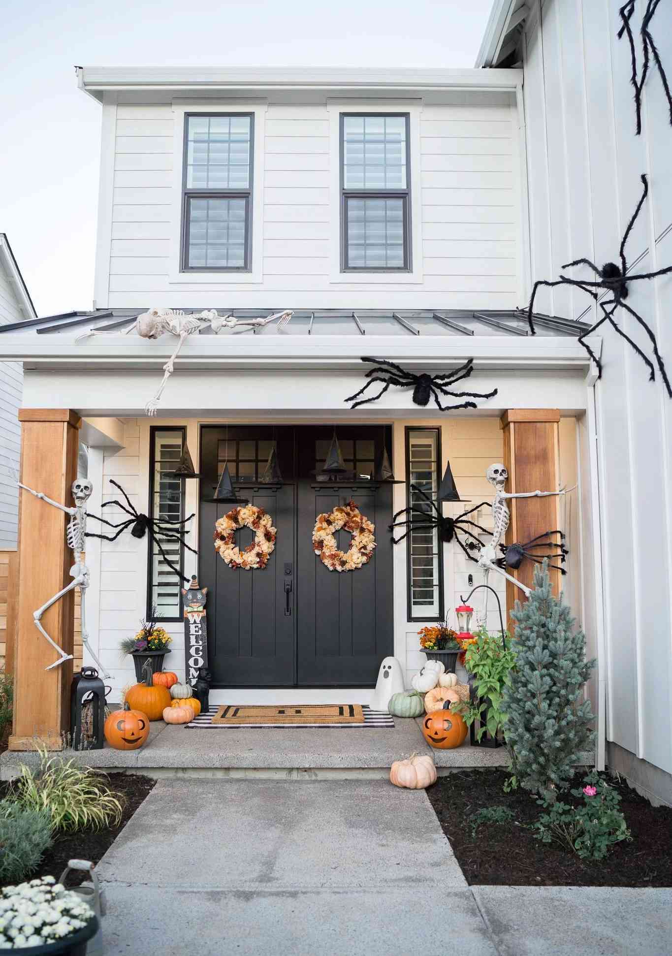jättespindel halloween dekor