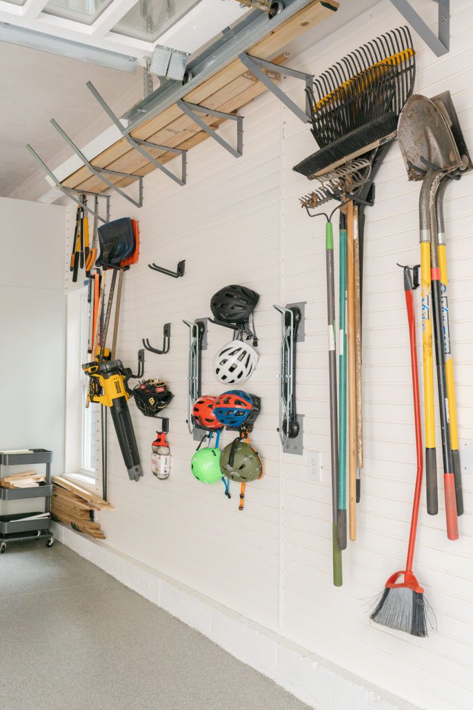 garage pvc slatwall idéer