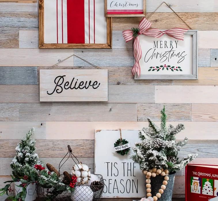 En god jul DIY-skylt