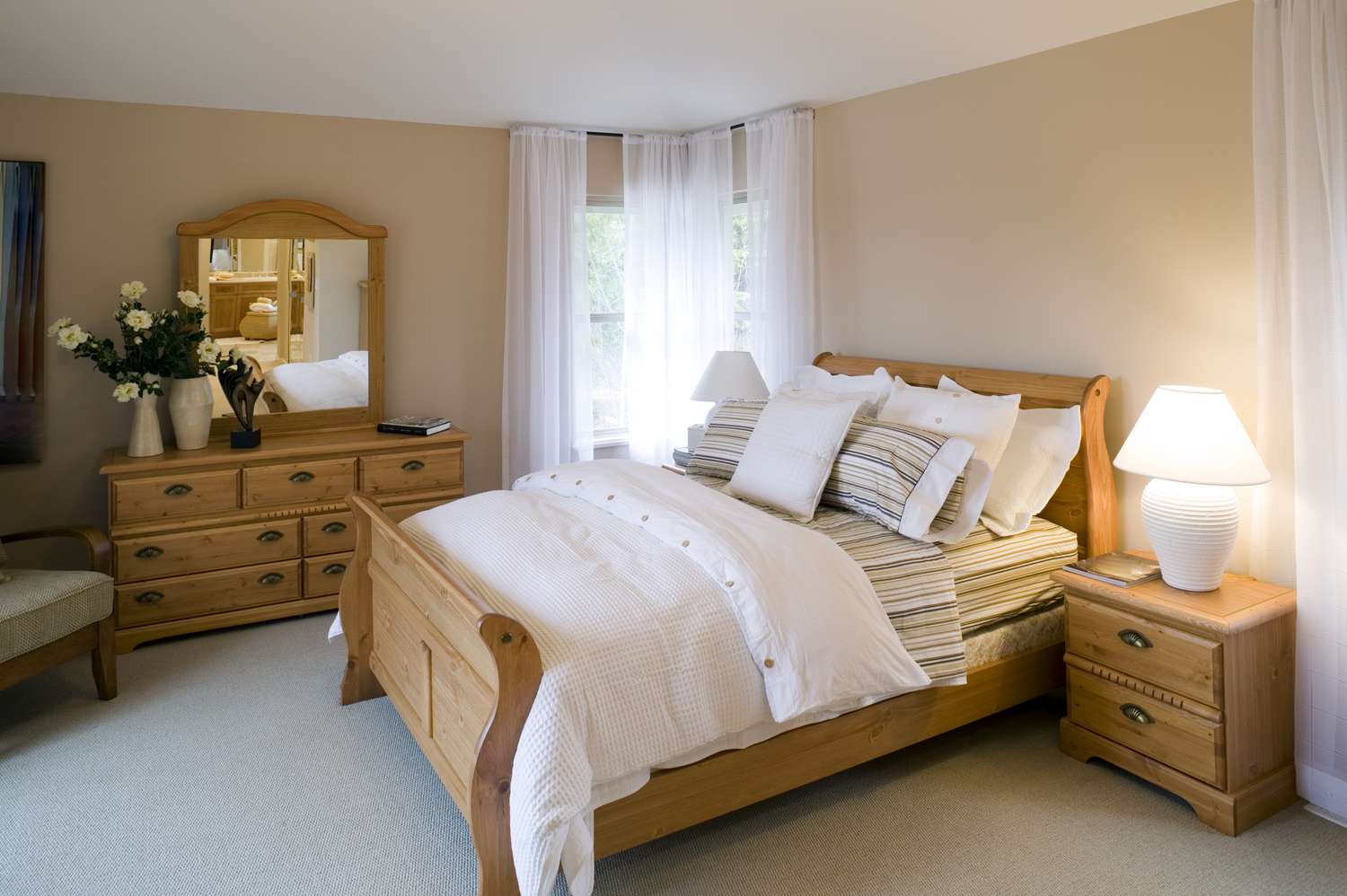 sovrum med bed and breakfast och sovrumsset i ek 