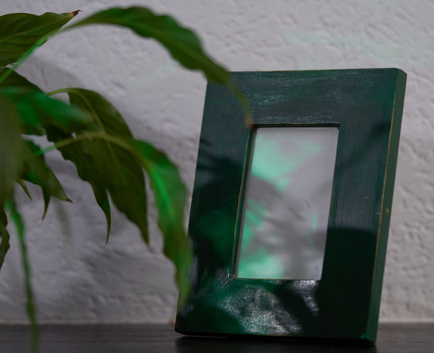 vintage bildram målad renoverad diy