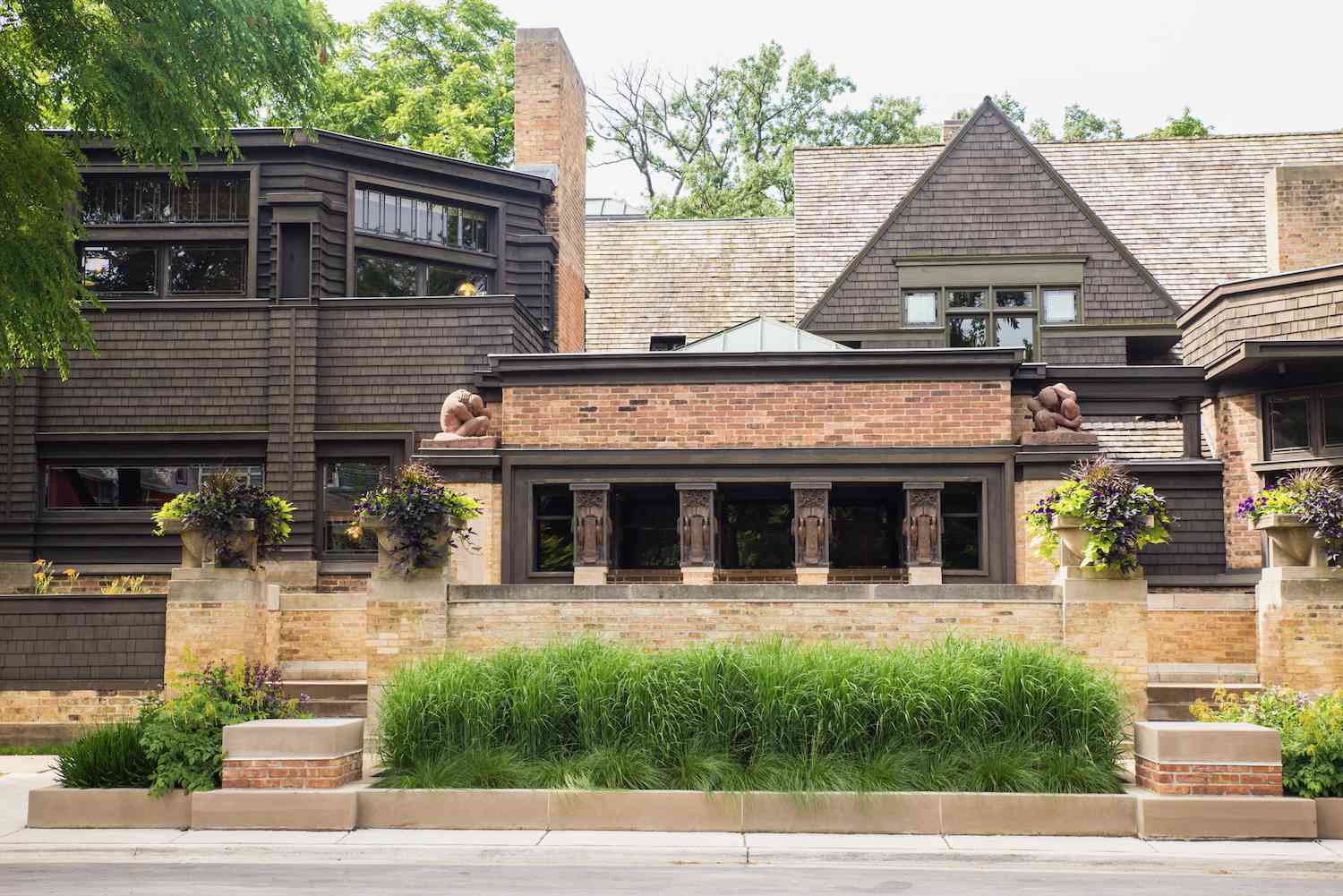 Frank Lloyd Wrights hem och studio i Oak Park, Illinois