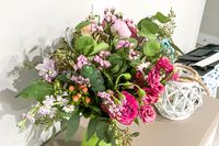 The Farmgirl Flowers lindy hop blomsterarrangemang i en vas