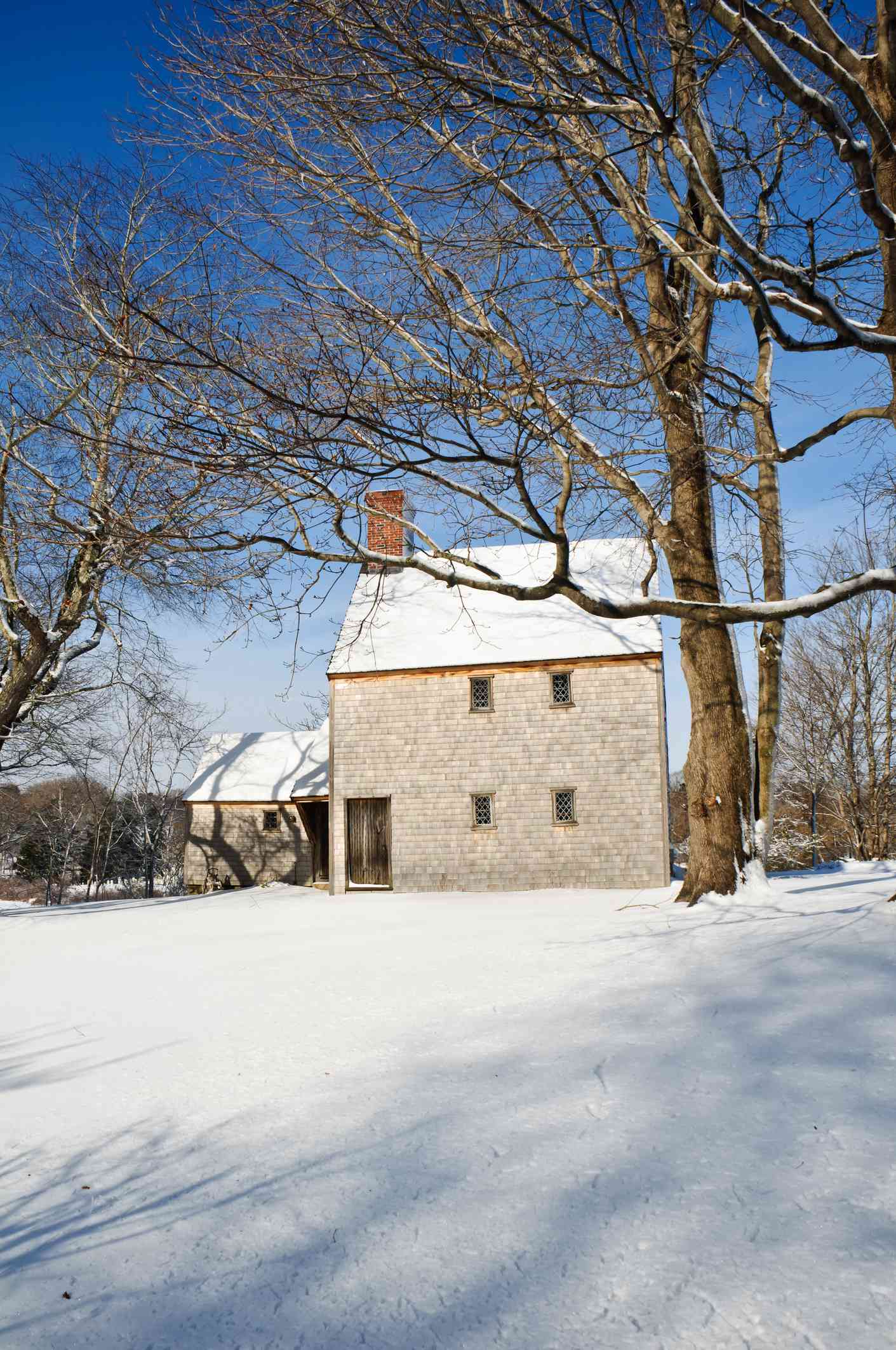 Hus i saltlådestil Hoxie House Museum