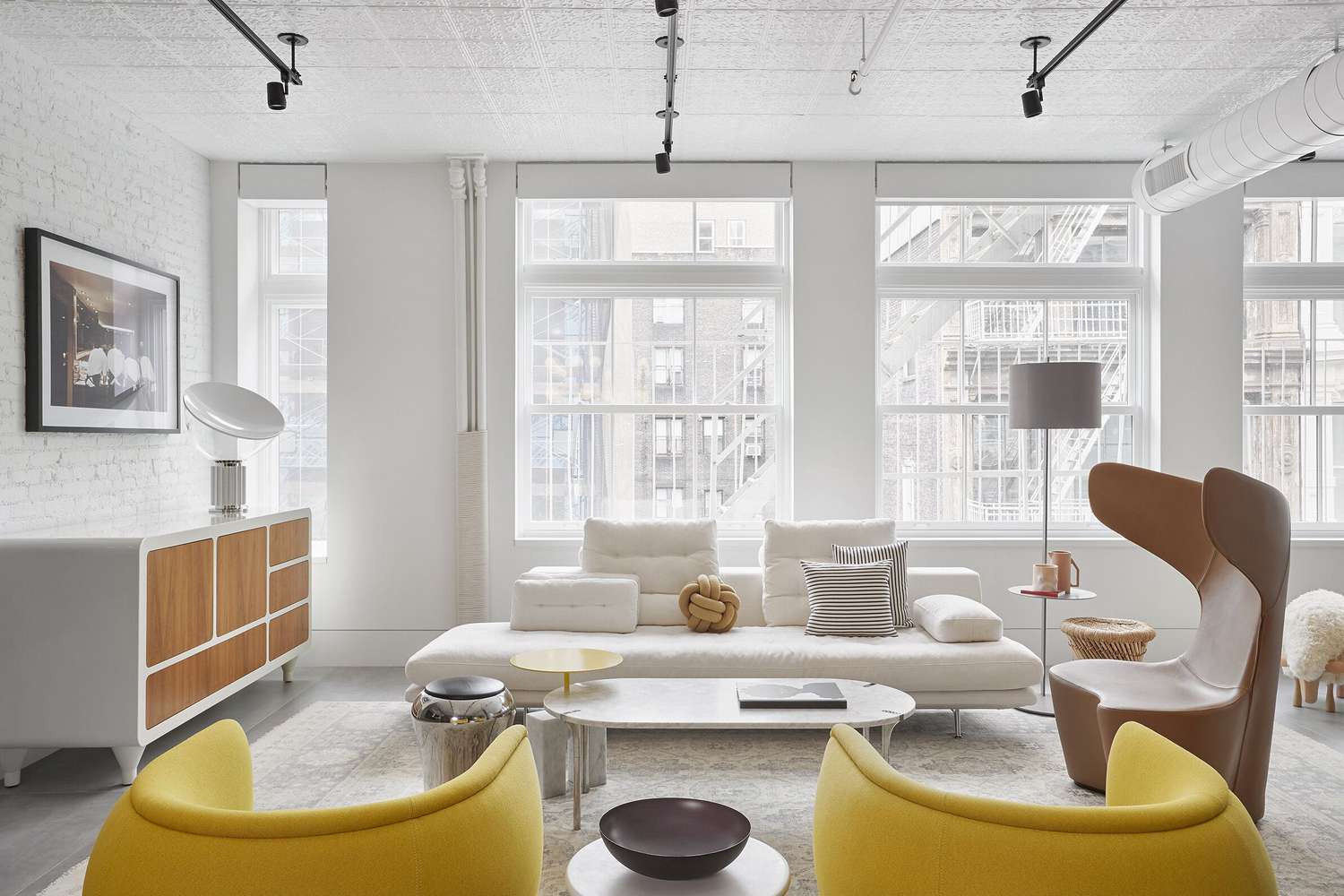 modernt loft vardagsrum