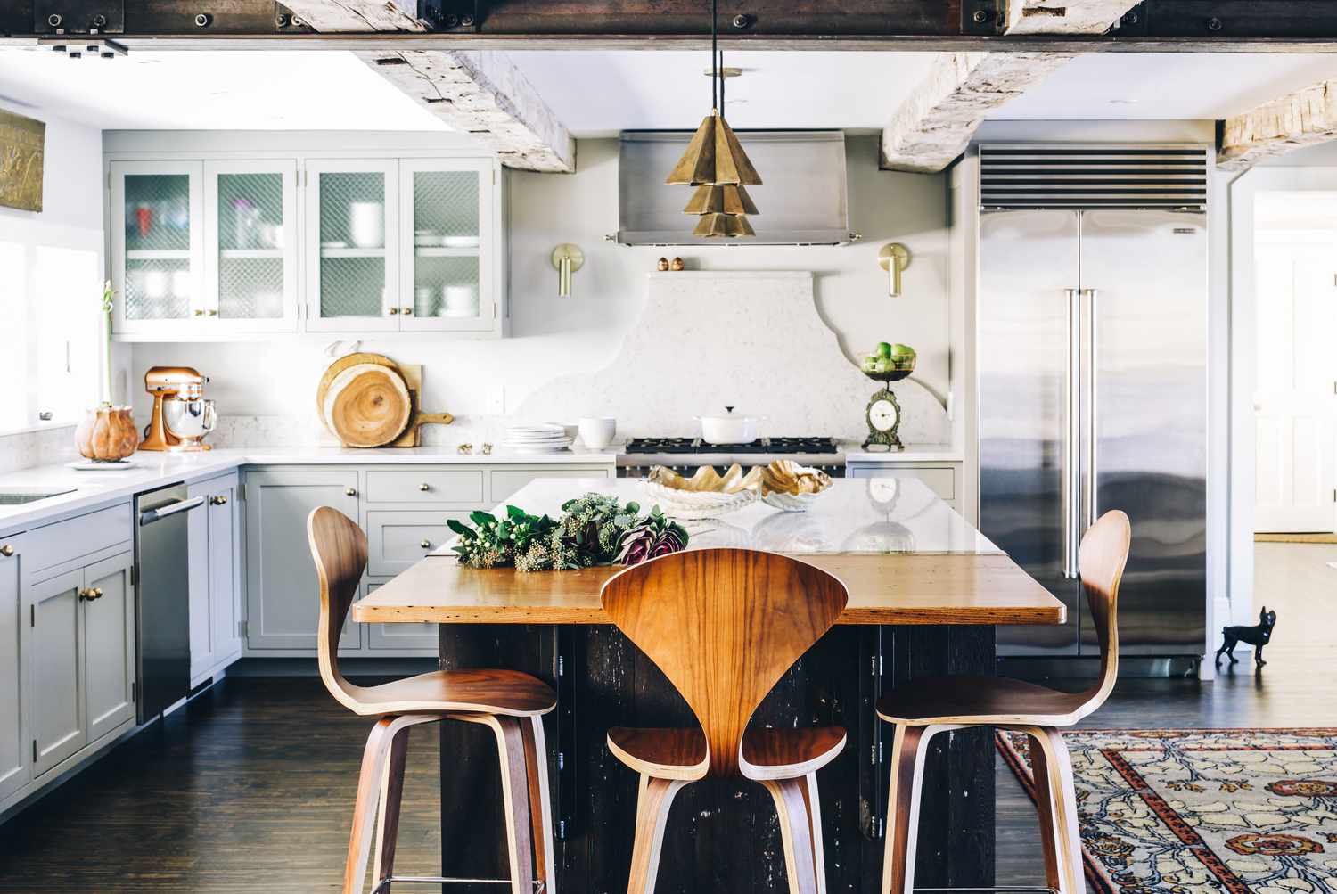 three-sided kitchen bar ideas