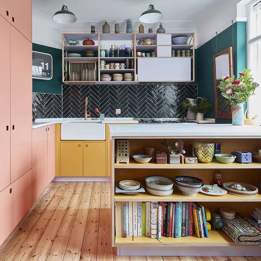 eclectic kitchen color scheme ideas