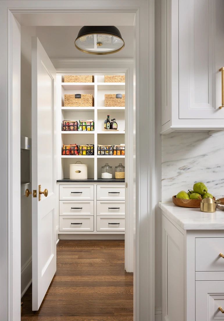 small kitchen pantry shelving ideas