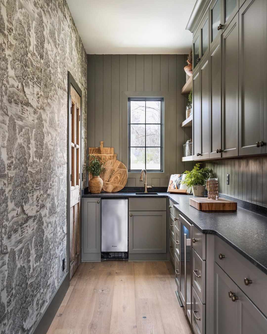 kitchen pantry wallpaper ideas