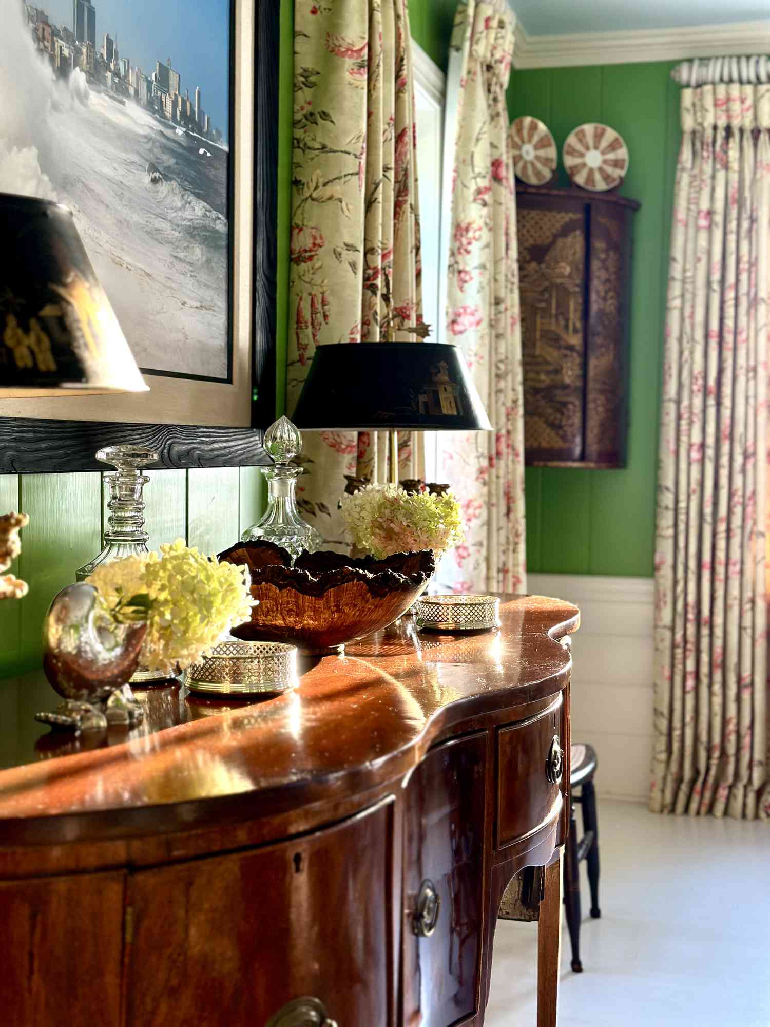 stil mahogny buffé