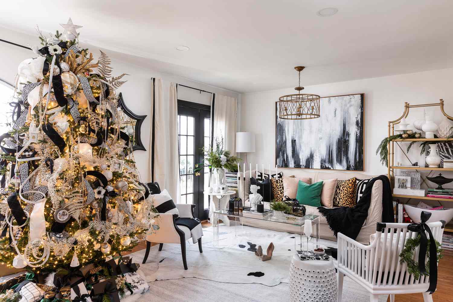Glamorös julgransdekor