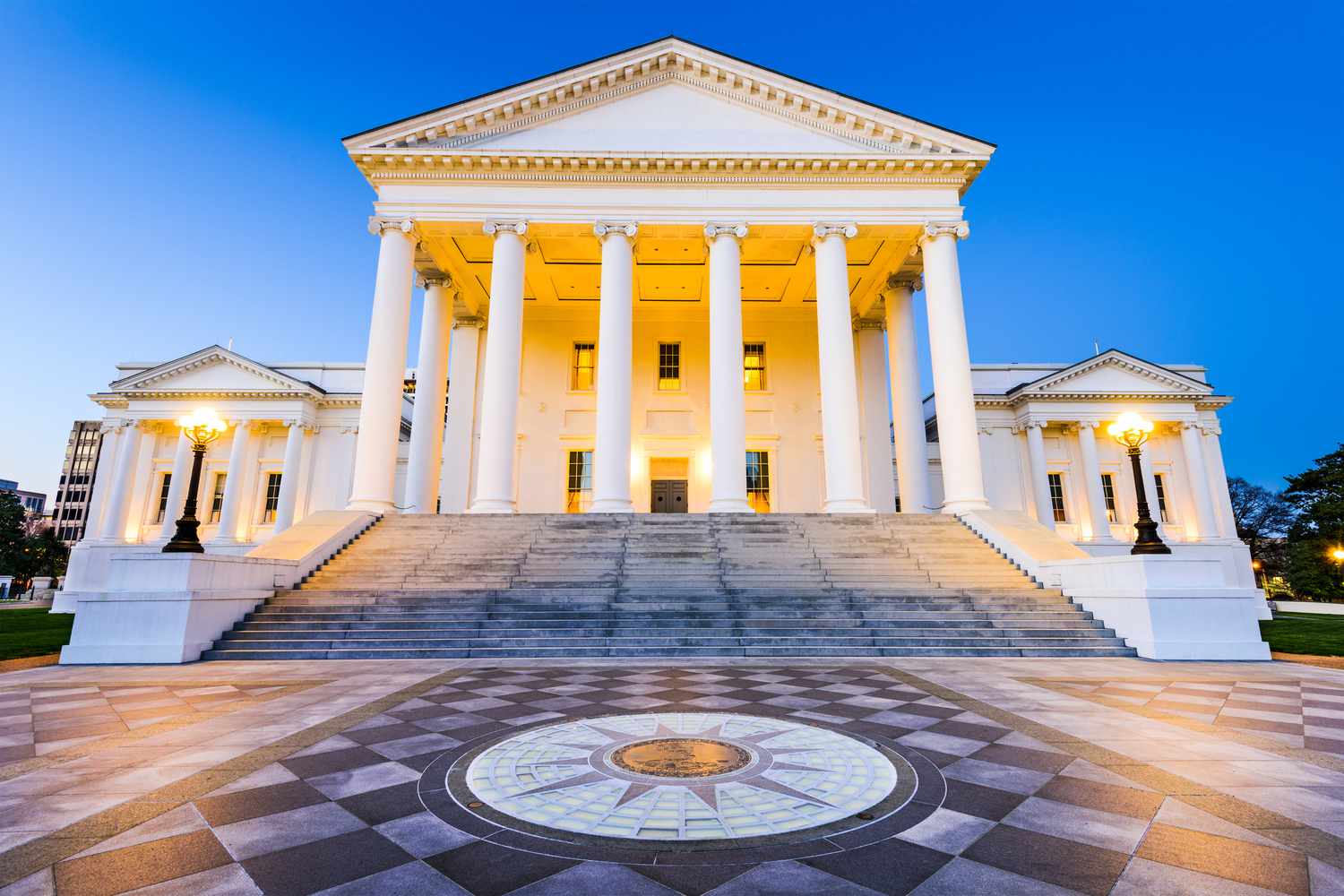 Virginia State Capitol i Richmond, Virginia, USA.